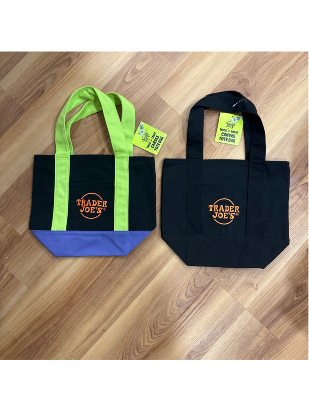 NWT (2) Trader Joe's Mini Tote Bag